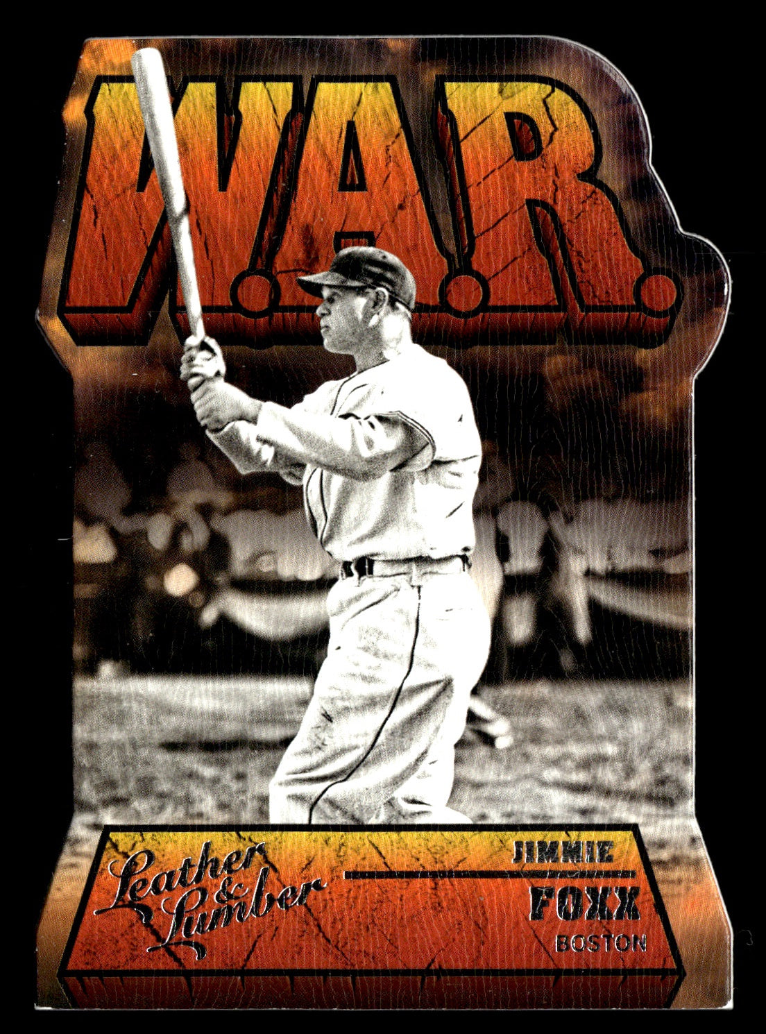 Jimmie Foxx 2019 Panini Leather & Lumber #WAR-1 W.A.R.