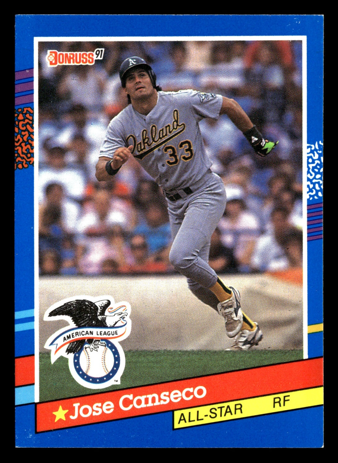 Jose Canseco 1991 Donruss #50