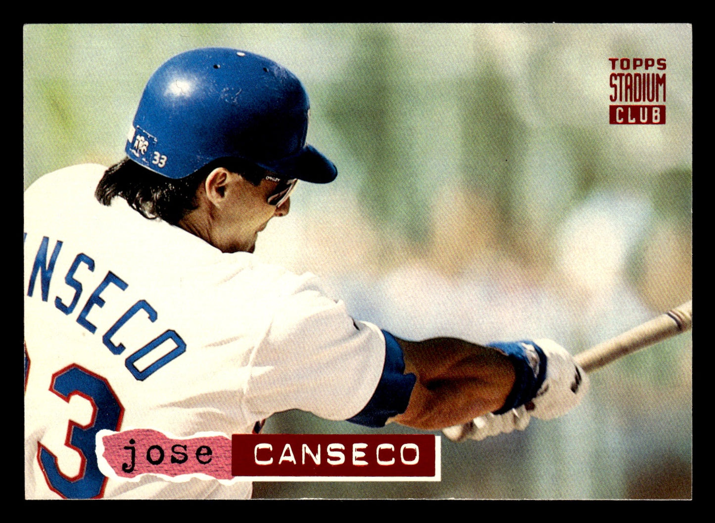 Jose Canseco 1994 Topps #171 Superstar Samplers Stadium Club