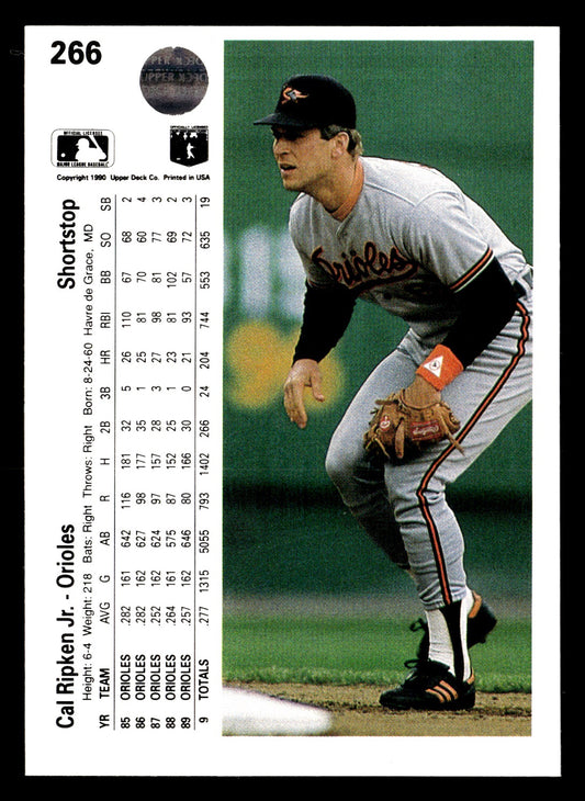 Cal Ripken Jr. 1990 Upper Deck #266