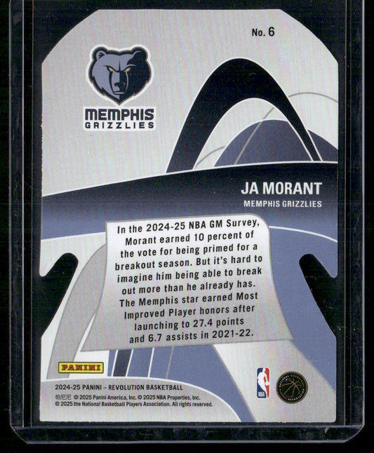 Ja Morant 2024-25 Panini Revolution #6 Liftoff!