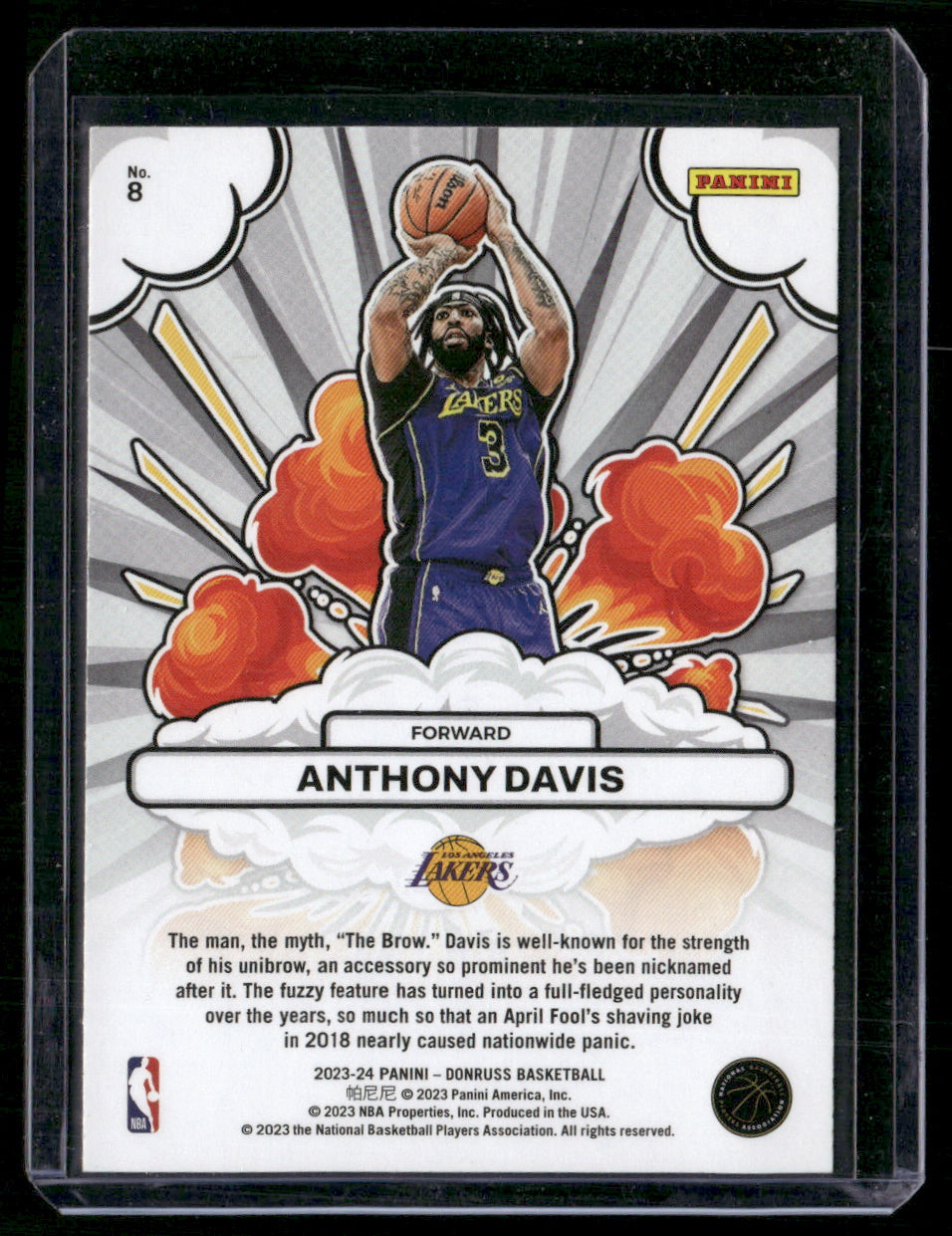 Anthony Davis 2023-24 Donruss #8 Bomb Squad