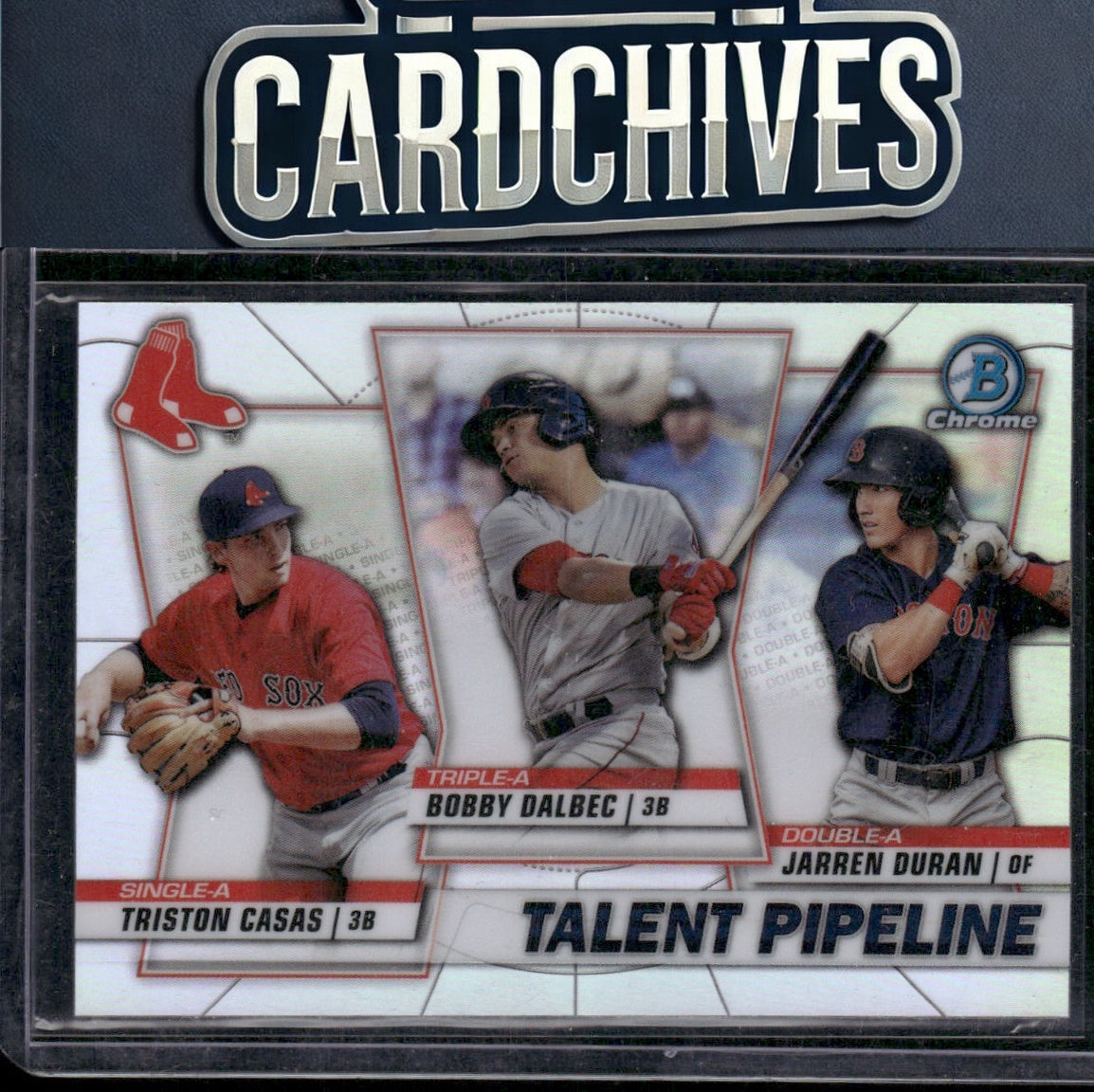 Dalbec / Casas / Duran 2020 Bowman #TP-BOS Talent Pipeline