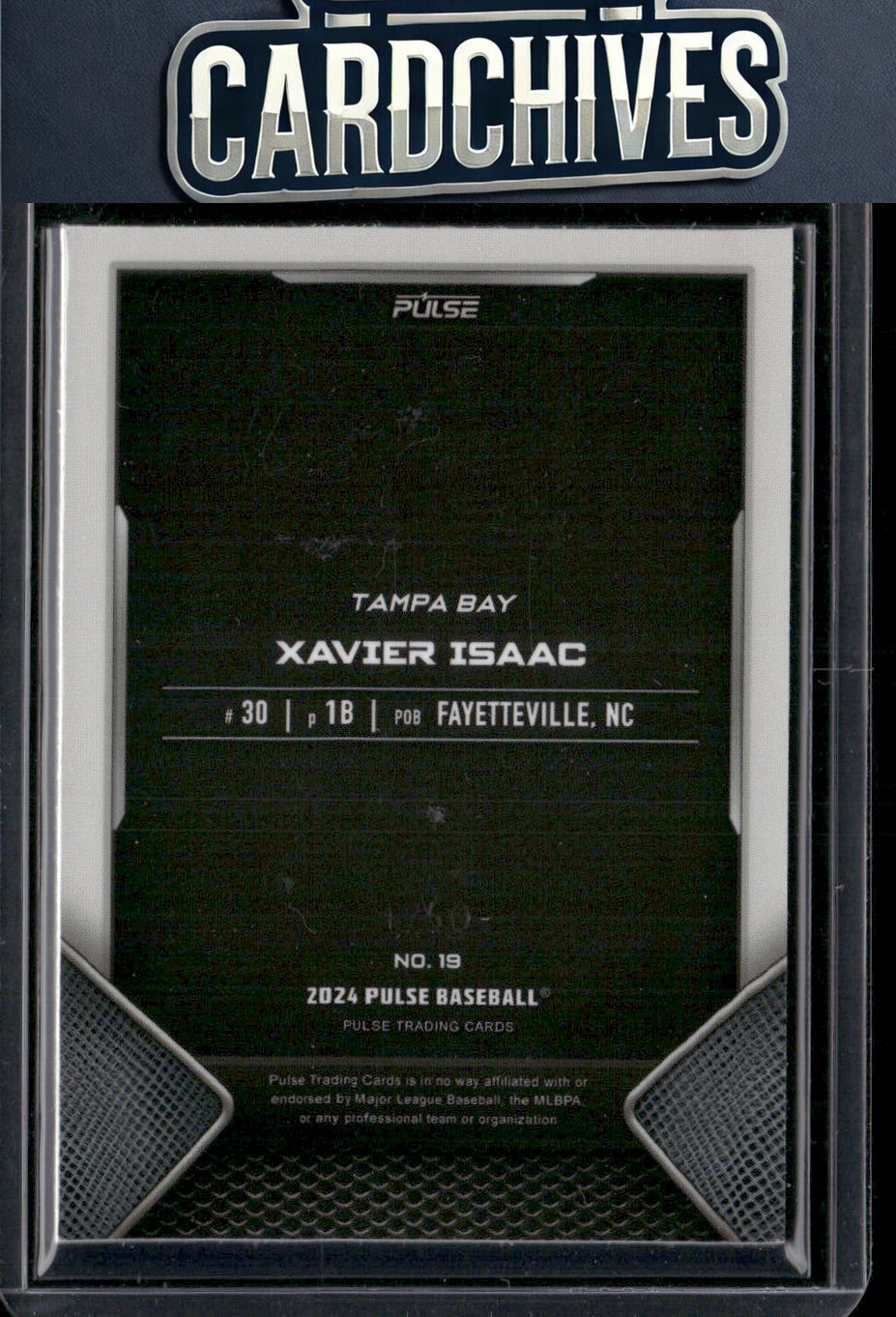 Xavier Isaac 2024 Pulse (unlicensed) #19 Sapphire #/50 SN