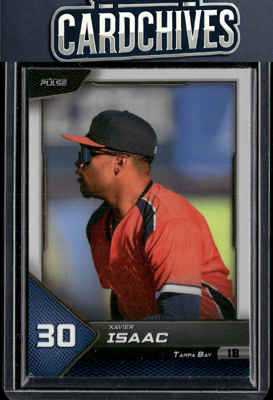 Xavier Isaac 2024 Pulse (unlicensed) #19 Sapphire #/50 SN