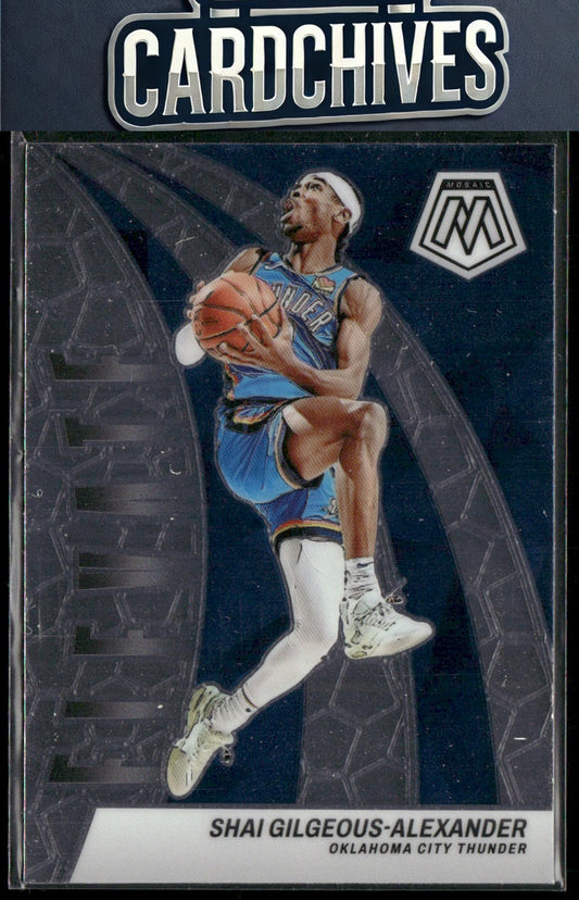 Shai Gilgeous-Alexander 2023-24 Panini Mosaic #7 Elevate Mosaic