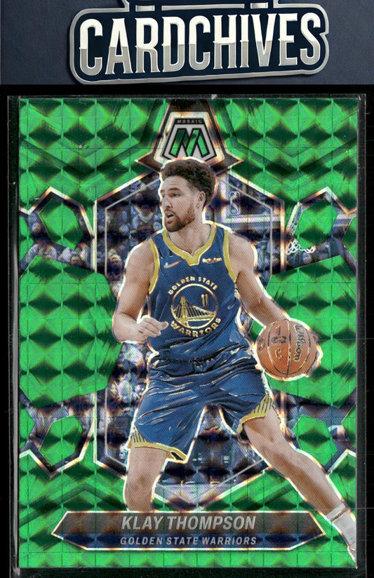 Klay Thompson 2023-24 Panini Mosaic #45 Green