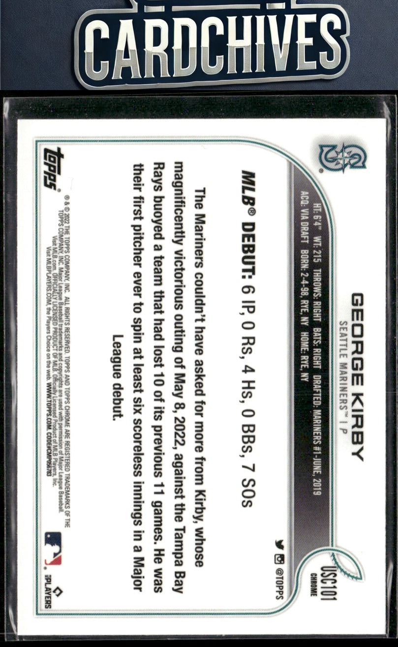 George Kirby 2022 Topps Chrome Update #USC101