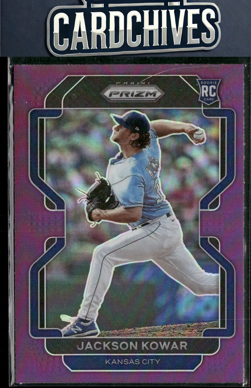 Jackson Kowar 2022 Panini Prizm #98 Purple Prizm Rookie RC