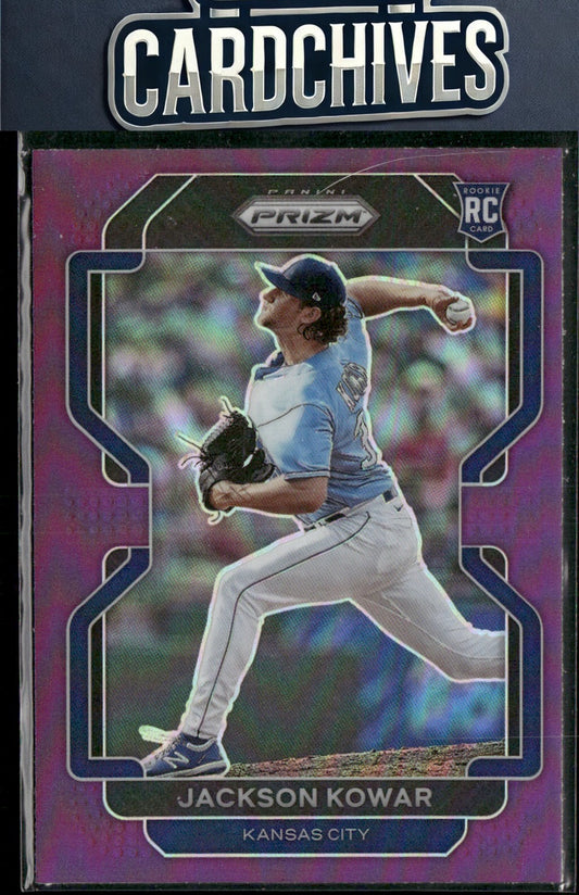 Jackson Kowar 2022 Panini Prizm #98 Purple Prizm Rookie RC