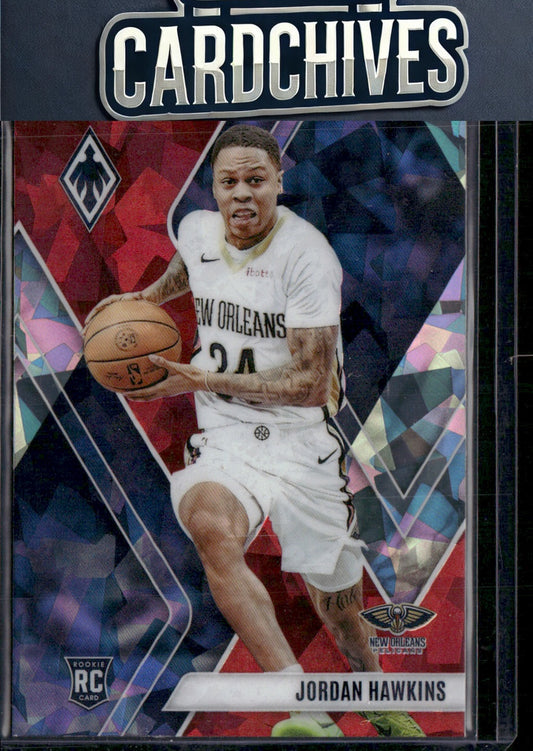 Jordan Hawkins 2023-24 Panini Phoenix #254 Phoenix Red Ice Rookie RC
