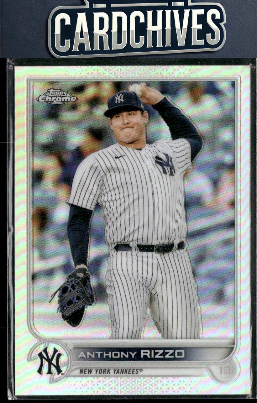 Anthony Rizzo 2022 Topps Chrome #73 Refractor