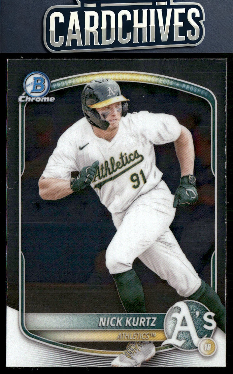 Nick Kurtz 2025 Bowman #BCP-114 Chrome Prospects