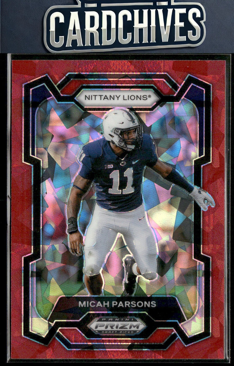 Micah Parsons 2024 Panini Prizm Draft Picks #31 Red Ice