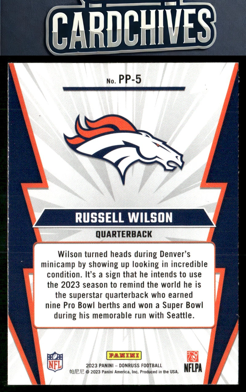 Russell Wilson 2023 Donruss #PP-5 Power Plus