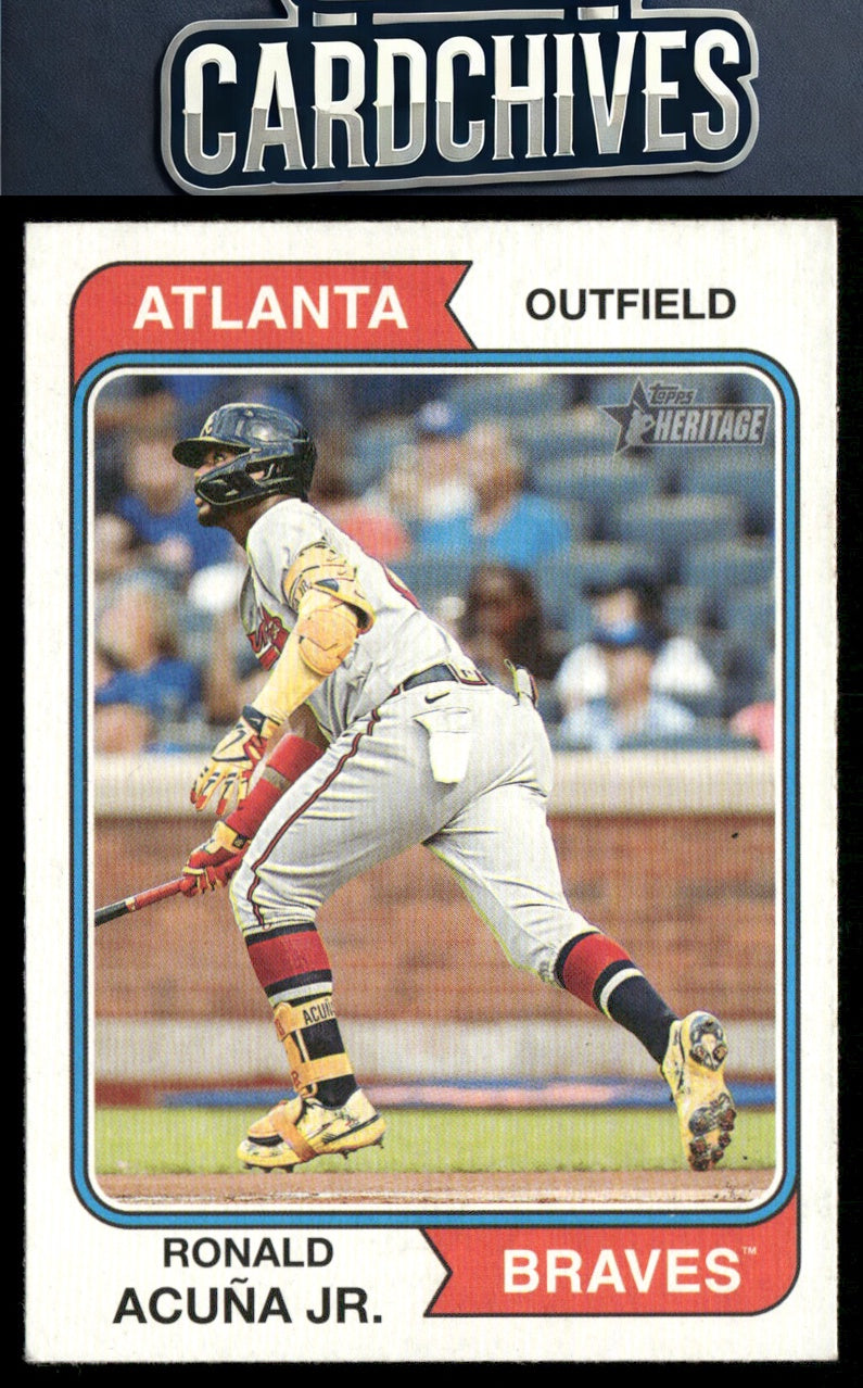 Ronald Acuña Jr. 2023 Topps Heritage #183
