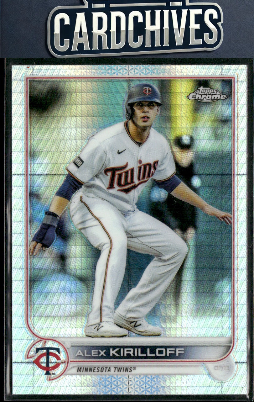 Alex Kirilloff 2022 Topps Chrome #105 Prism Refractor