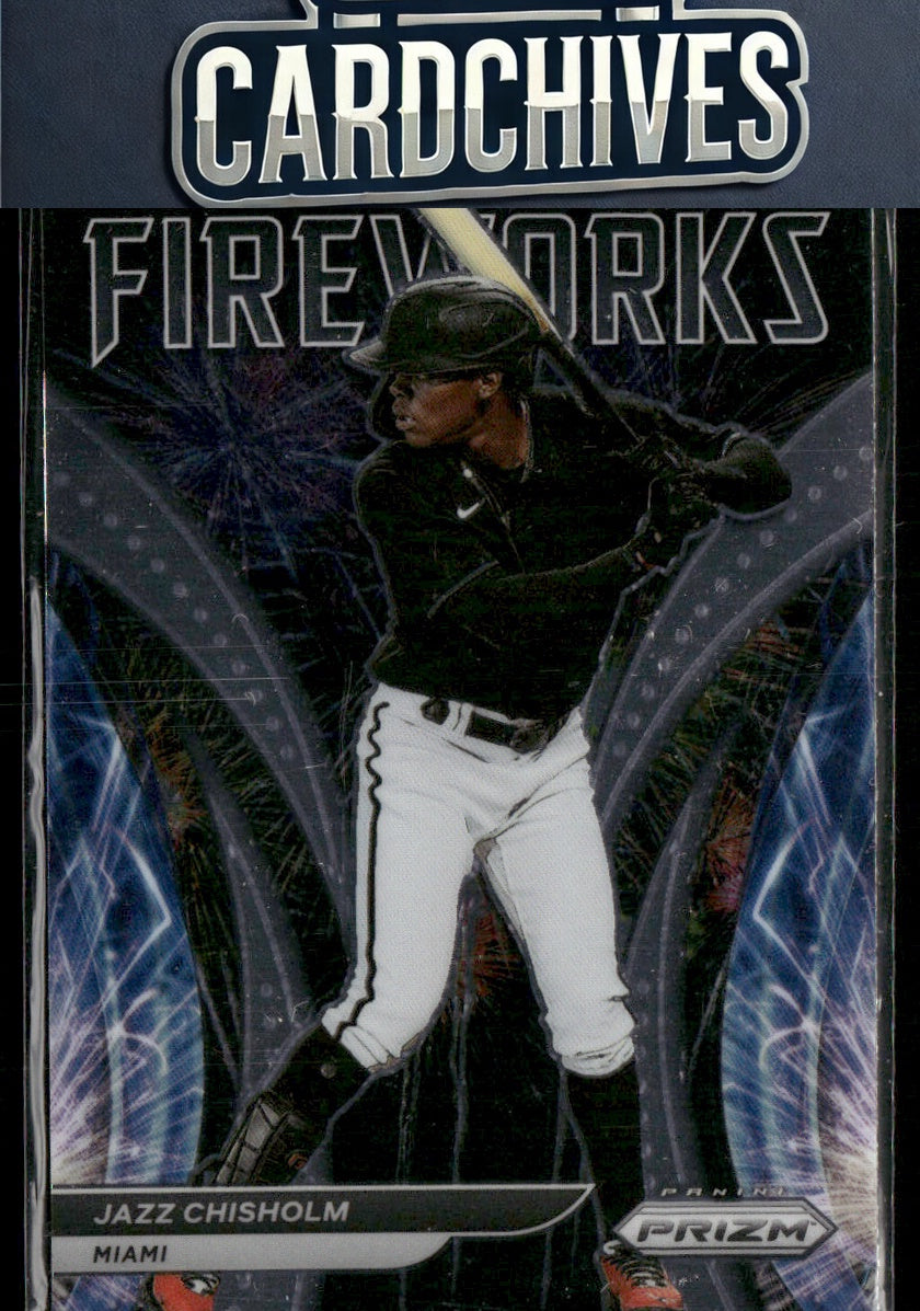 Jazz Chisholm 2022 Panini Prizm #F-6 Fireworks