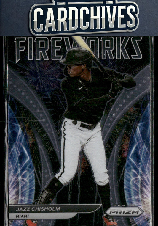 Jazz Chisholm 2022 Panini Prizm #F-6 Fireworks
