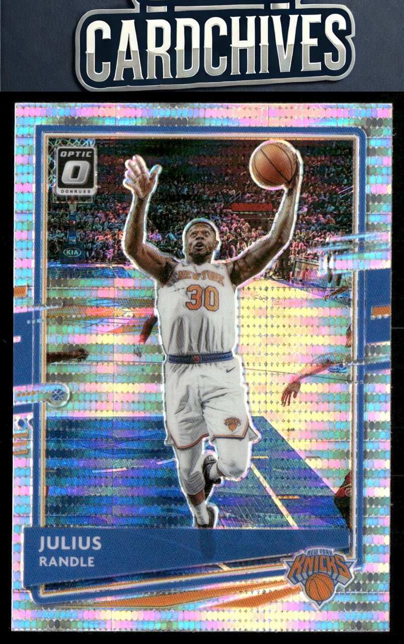 Julius Randle 2020-21 Donruss Optic #89 Silver Pulsar