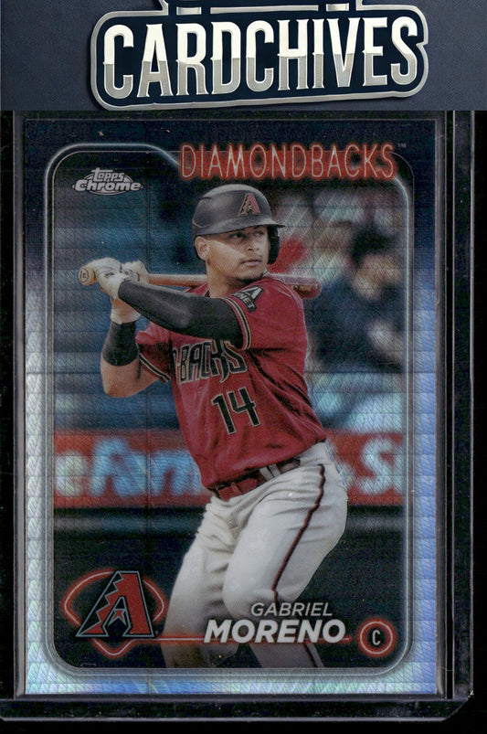 Gabriel Moreno 2024 Topps Chrome #21 Prism Refractors