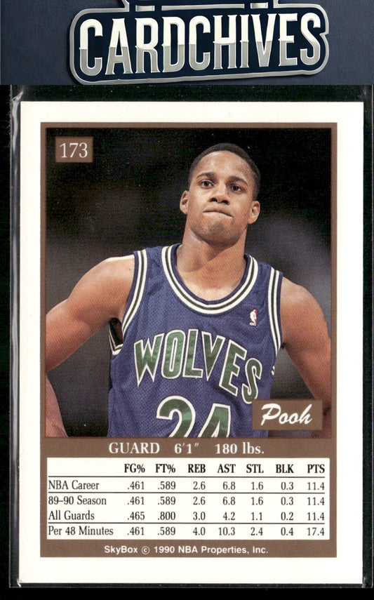 Jerome Richardson 1990-91 SkyBox #173 Rookie RC