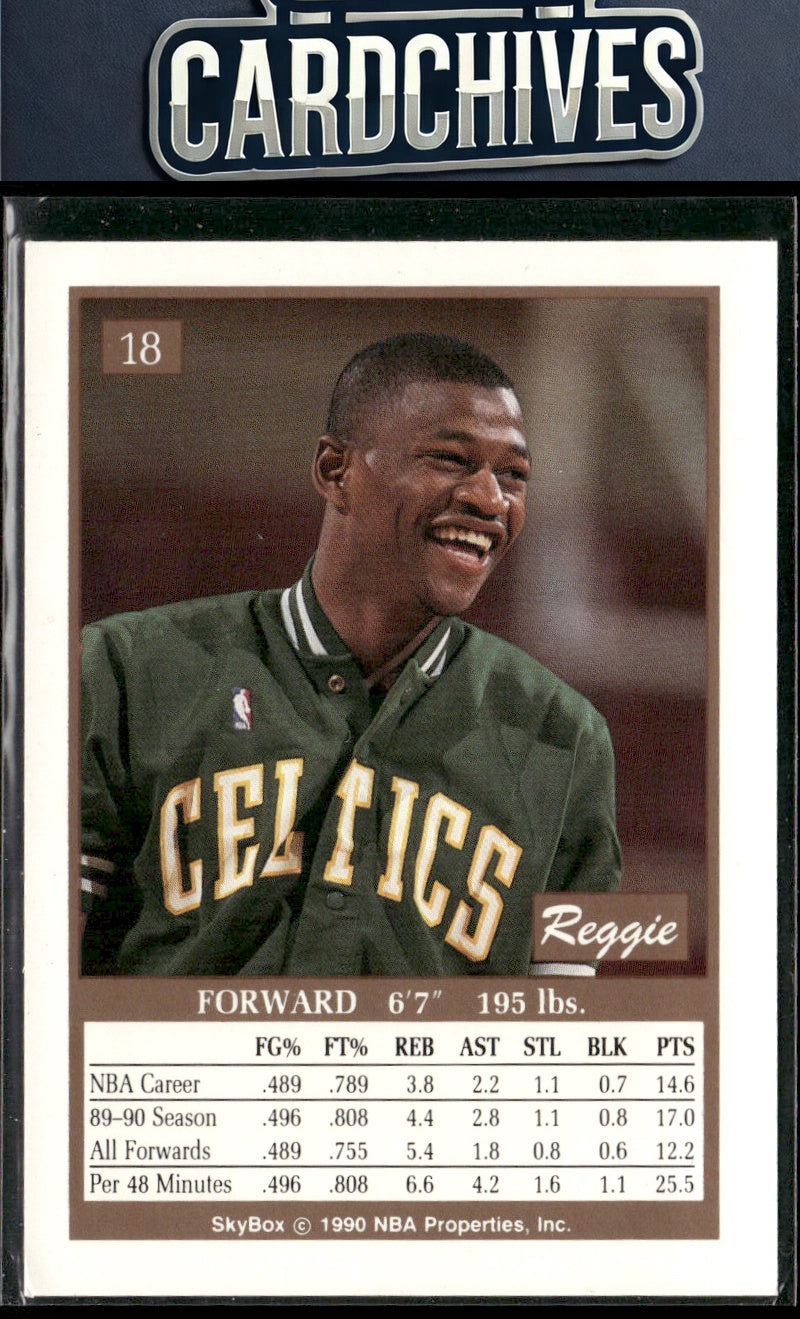 Reggie Lewis 1990-91 SkyBox #18