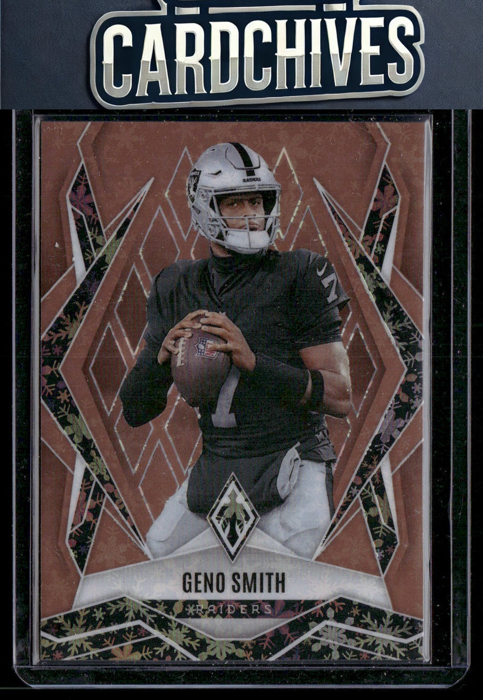Geno Smith 2025 Panini Phoenix #78 Bronze Winter Prizm #/50 SN