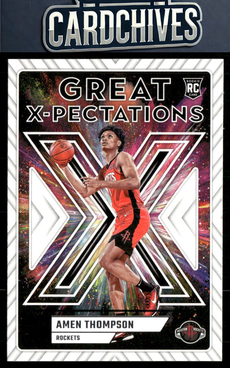 Amen Thompson 2023-24 Donruss #14 Great X-Pectations