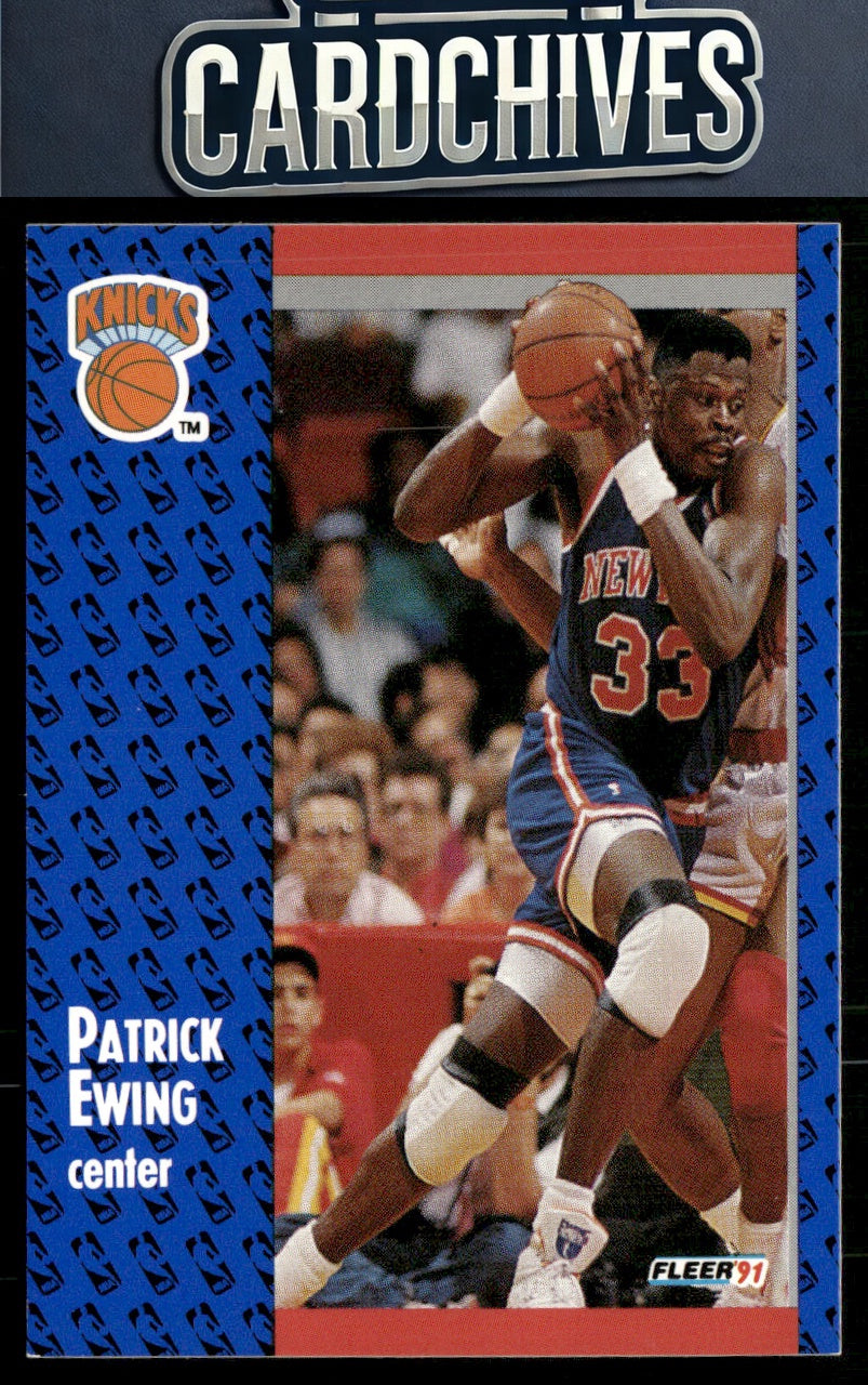 Patrick Ewing 1991-92 Fleer #136 3D Acrylic