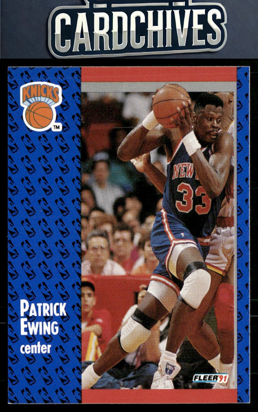 Patrick Ewing 1991-92 Fleer #136 3D Acrylic