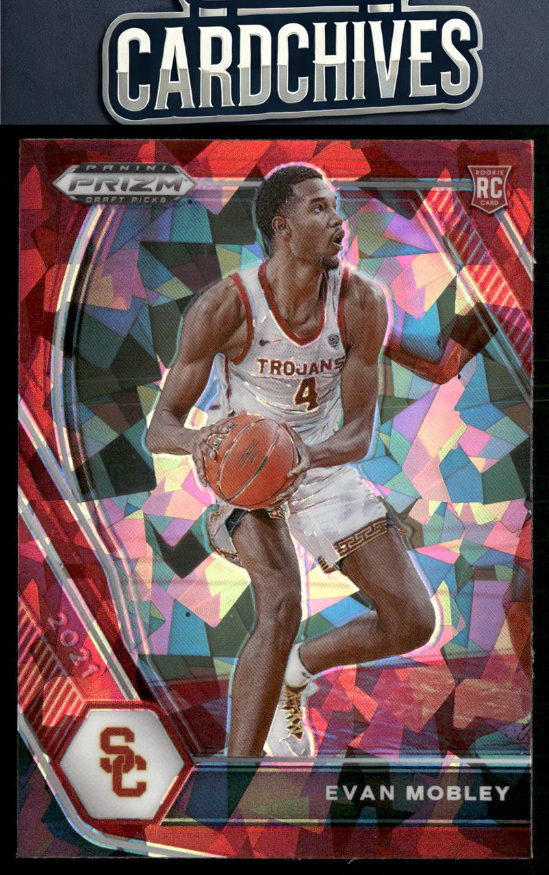 Evan Mobley 2021 Panini Prizm Draft Picks #2 Red Ice