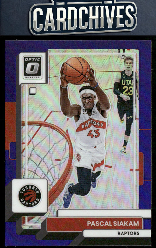 Pascal Siakam 2022-23 Donruss Optic #19 Purple
