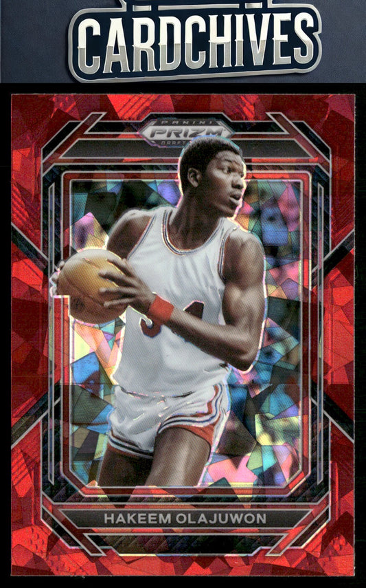 Hakeem Olajuwon 2023 Panini Prizm Draft Picks #80 Red Ice