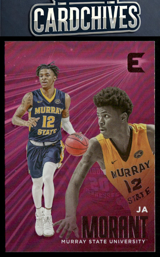 Ja Morant 2022 Panini Chronicles Draft Picks #23 Essentials Pink