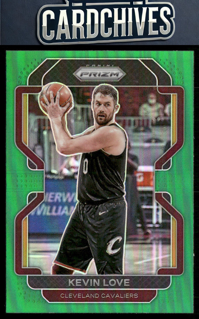 Kevin Love 2021-22 Panini Prizm #115 Green Ice