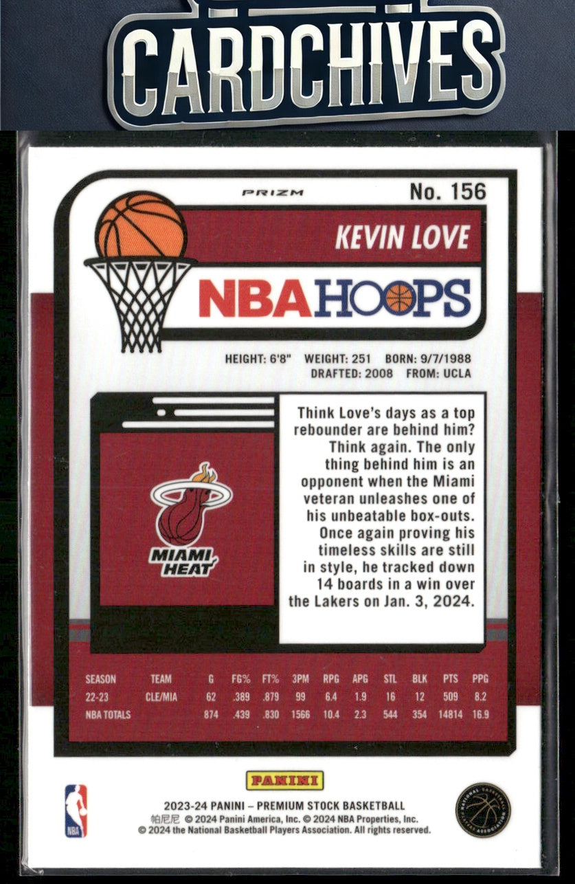 Kevin Love 2023-24 Hoops Premium Stock #156 Premium