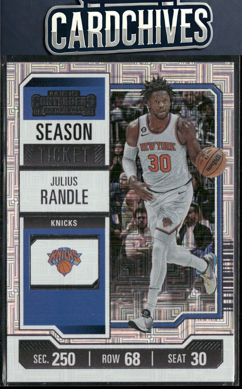 Julius Randle 2023-24 Panini Contenders #18 Premium Edition