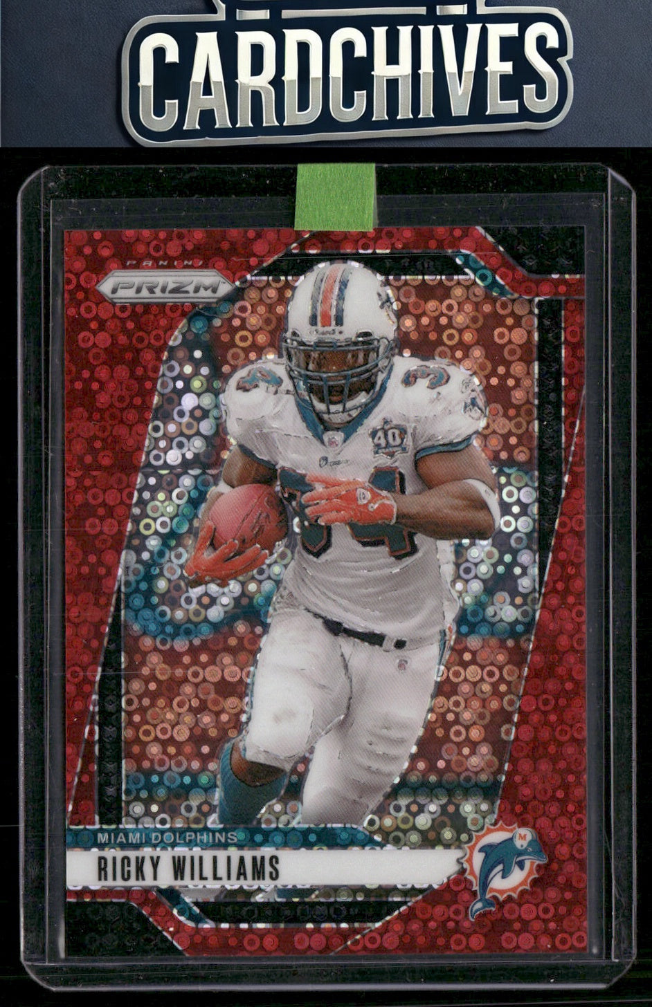 Ricky Williams 2024 Panini Prizm #183 No Huddle Red #/75 SN