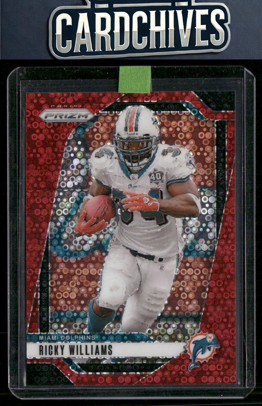 Ricky Williams 2024 Panini Prizm #183 No Huddle Red #/75 SN