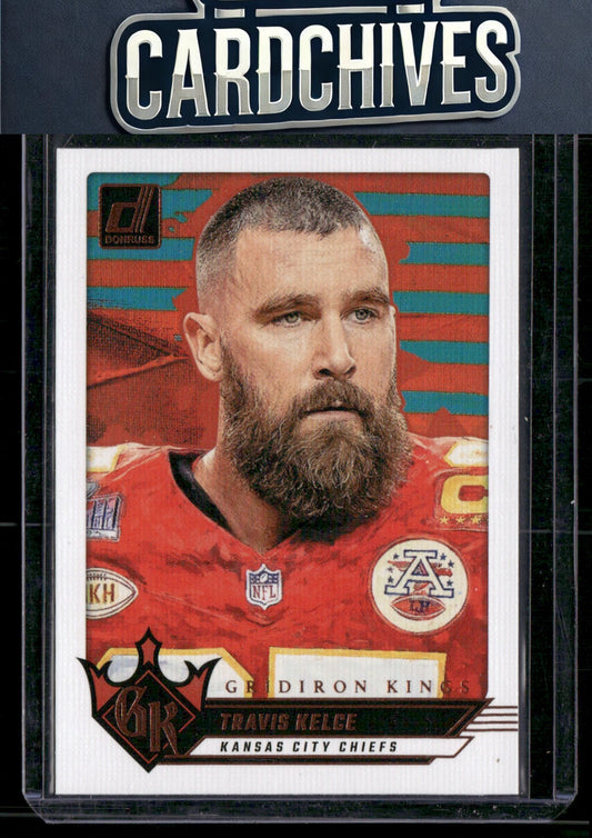 Travis Kelce 2024 Donruss #1 Gridiron Kings