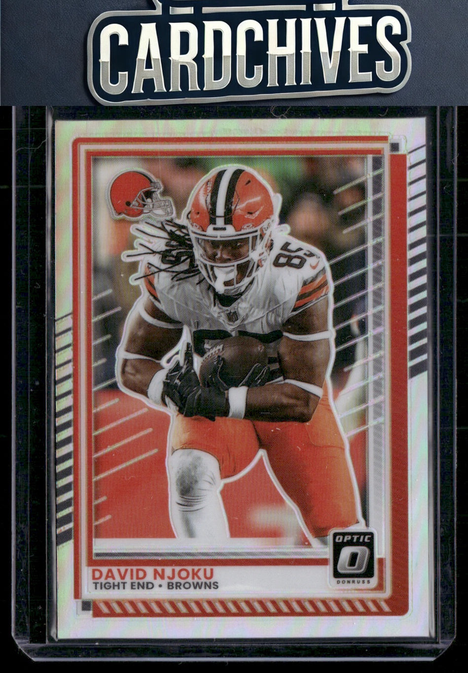 David Njoku 2025 Donruss Optic #76 Holo