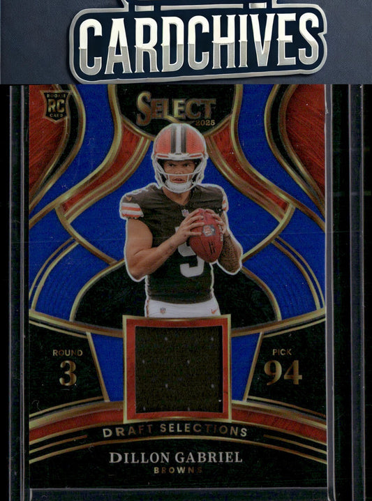 Dillon Gabriel 2025 Panini Select #DSM-DGL Draft Selections Memorabilia Blue