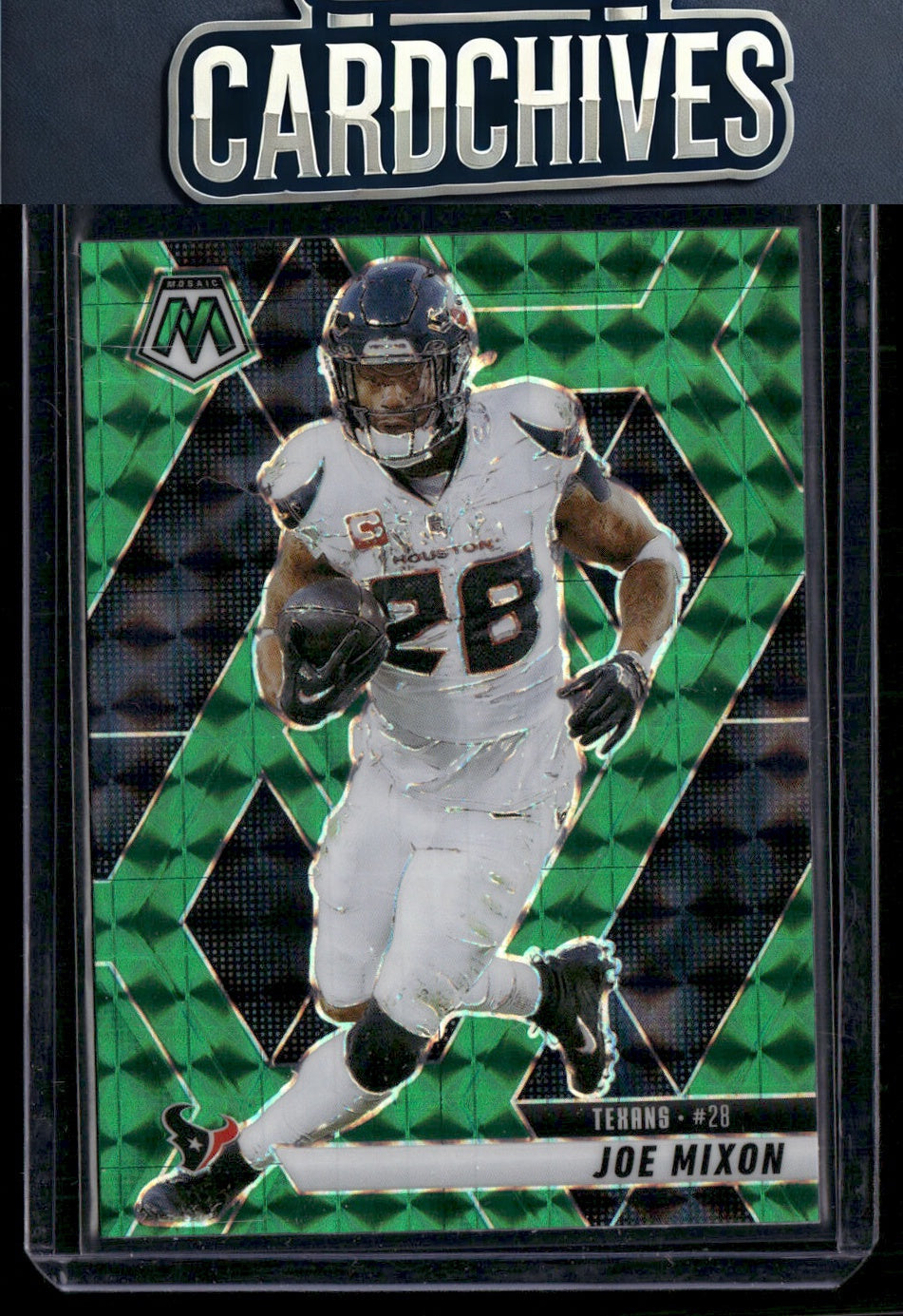 Joe Mixon 2025 Panini Mosaic #120 Mosaic Green