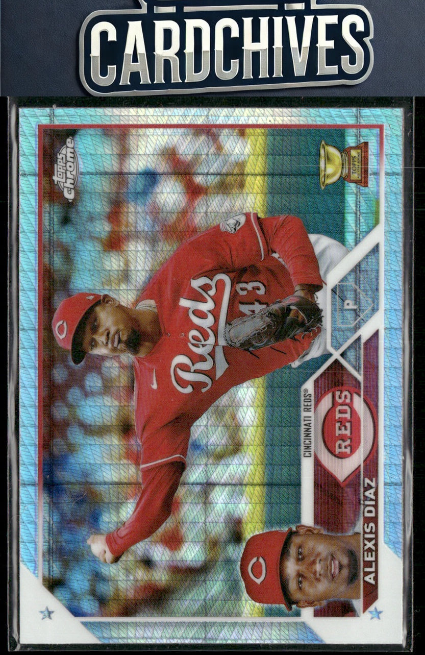 Alexis Díaz 2023 Topps Chrome #179 Prism Refractors