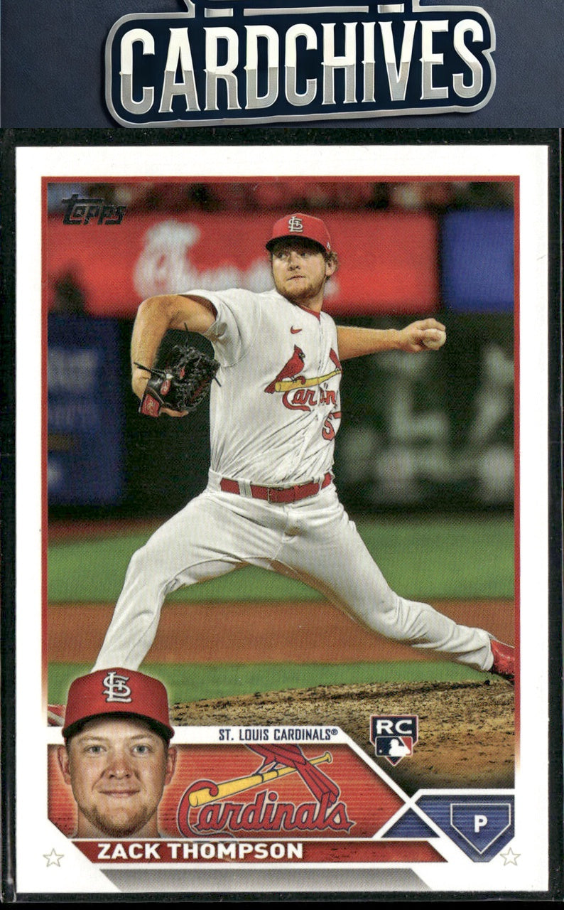 Zack Thompson 2023 Topps 1st Edition #34 Rookie RC