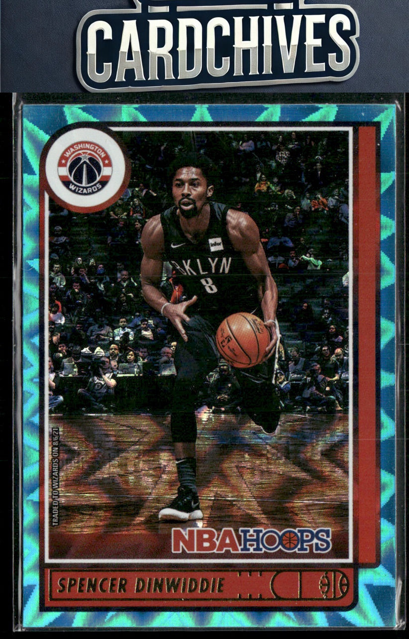 Spencer Dinwiddie 2021-22 Hoops #200 Teal Explosion