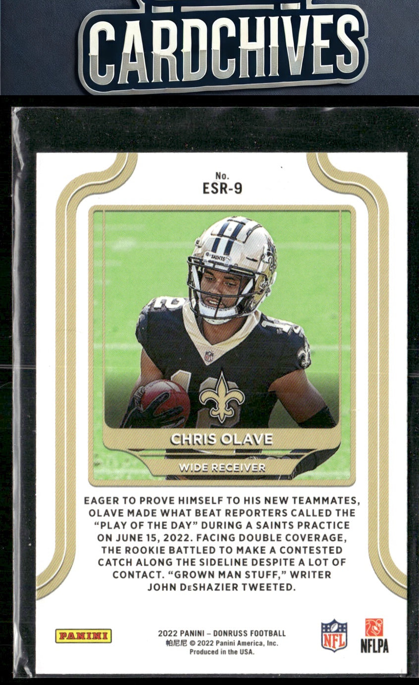 Chris Olave 2022 Donruss #ESR-9 Elite Series Rookies