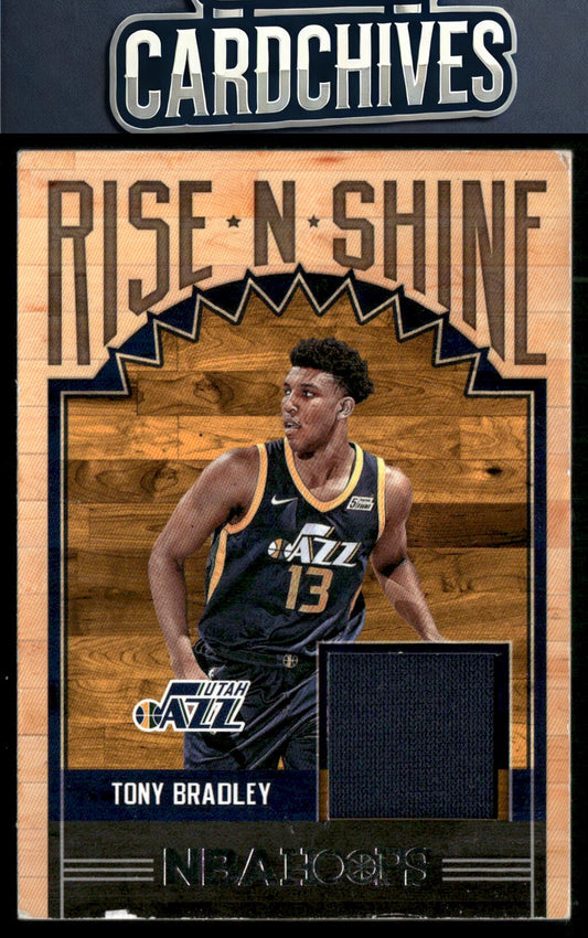 Tony Bradley 2017-18 Hoops #RS-TBR Rise N Shine Memorabilia MEM