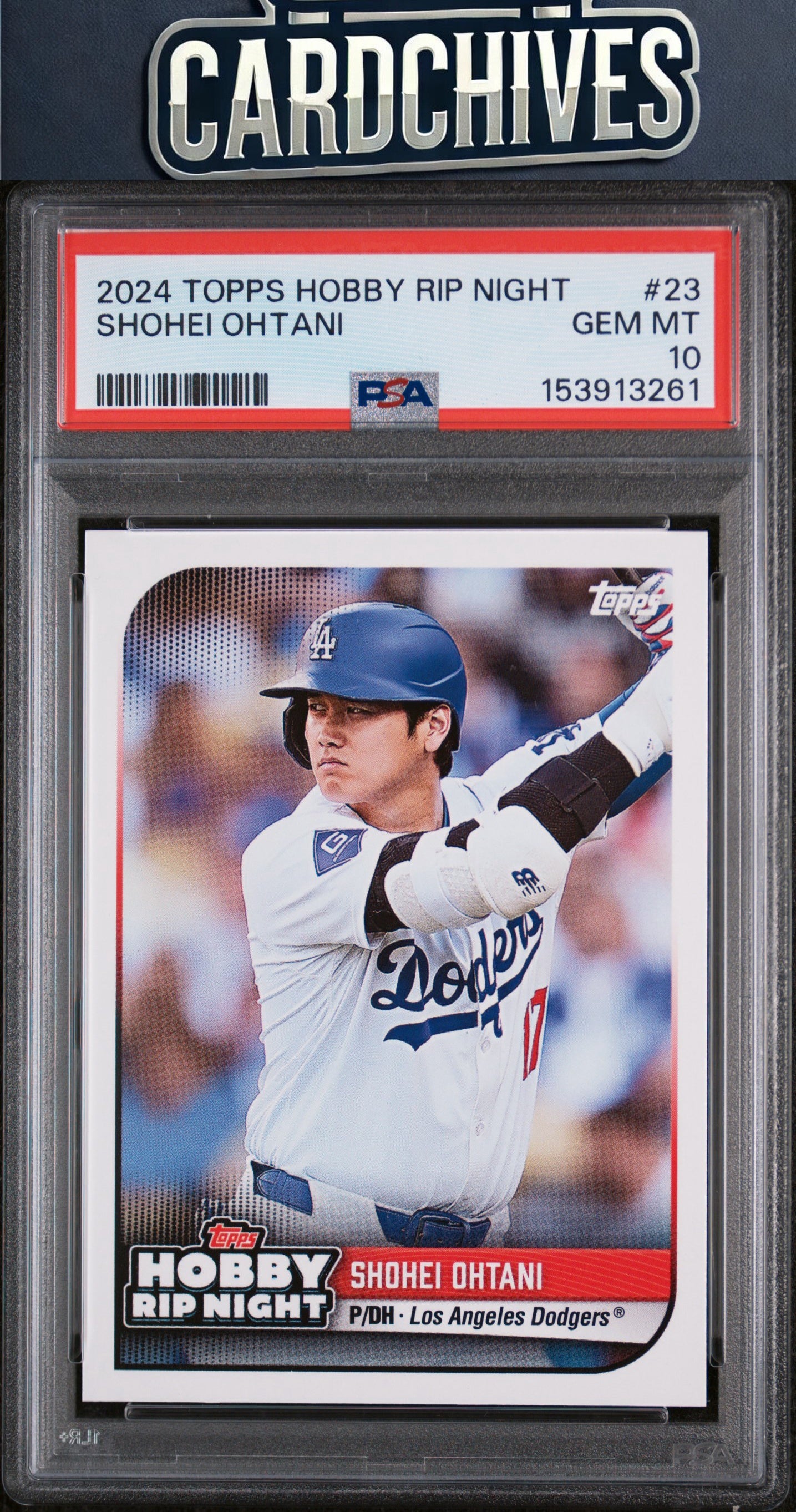 Shohei Ohtani 2024 Topps Hobby Rip Night #23 PSA 10 GEM MT